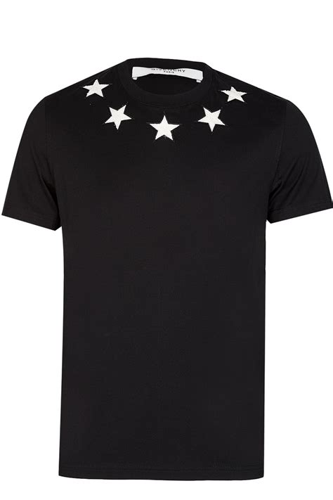 givenchy star dress shirt|givenchy signature t shirt.